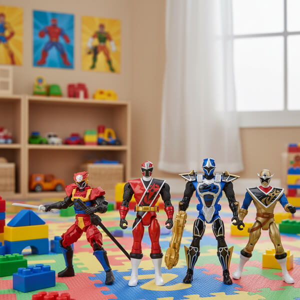 Power Rangers Super Ninja Steel team